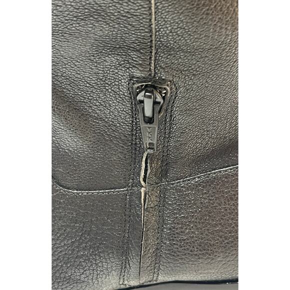 7-93 MICHAEL KORS Collection Pierce Ankle Boot Tumbled Leather Black Size 6M - Picture 8 of 8